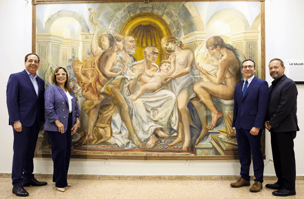 De izquierda a derecha: Dr. José Novoa, principal oficial médico de Triple-S; Lcda. Yelitza Sánchez, directora ejecutiva del Hospital UPR Dr. Federico Trilla; Rafael Torres, director de Mercadeo y Servicio al Paciente de la institución y Edward Zayas, principal oficial de Comunicaciones de Triple-S.