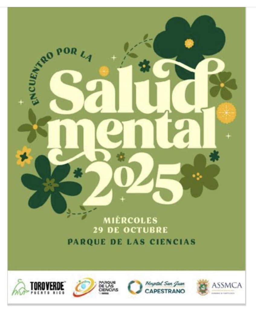 Afiche promocional- Salud Mental 2025