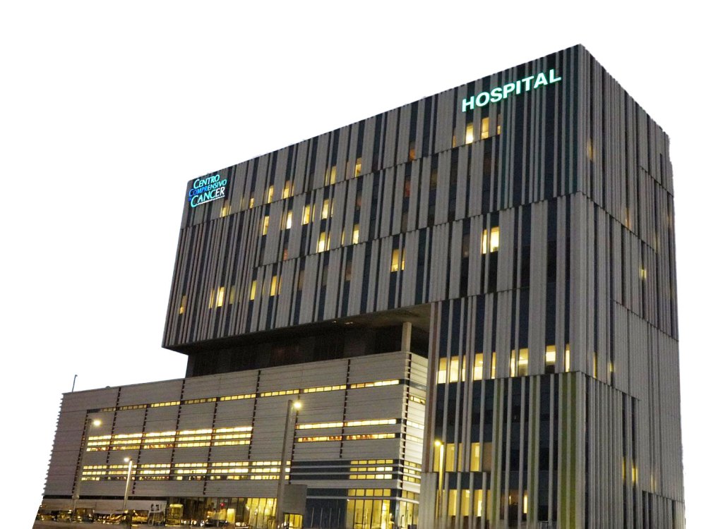 Fachada Centro Comprensivo de Cancer UPR