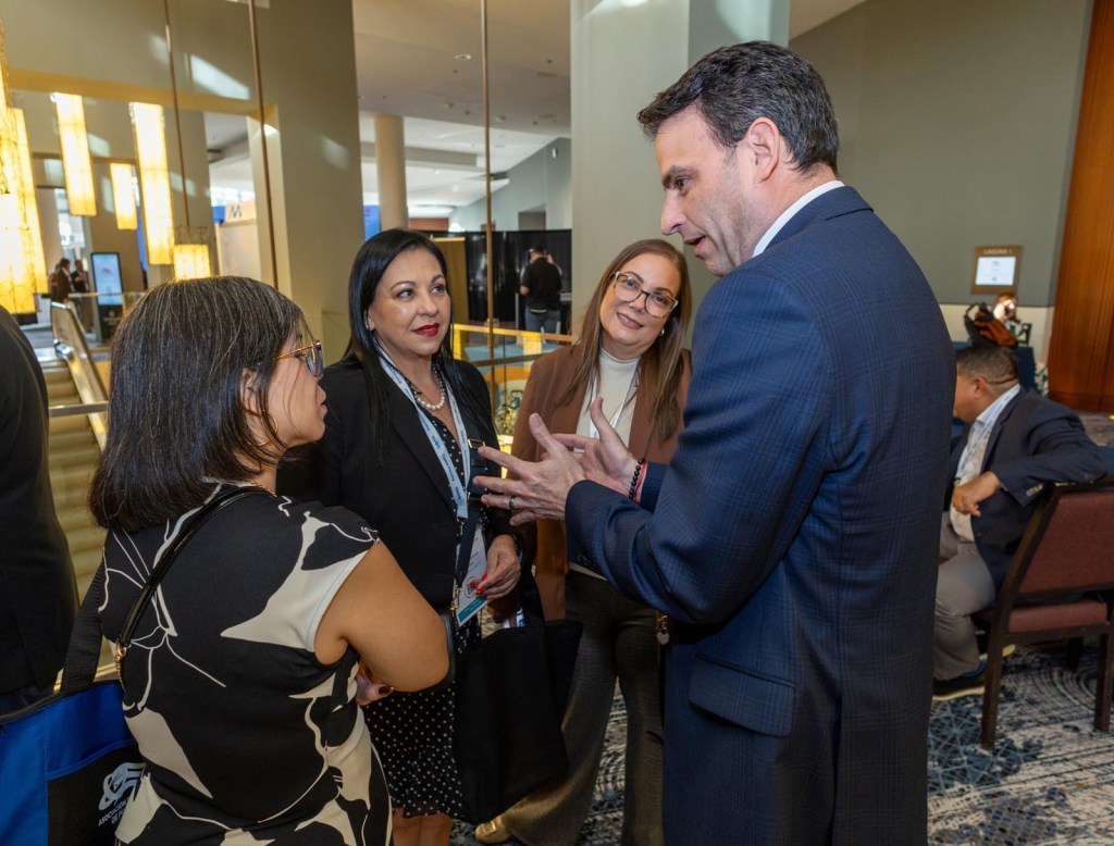 Jorge Mata con el público